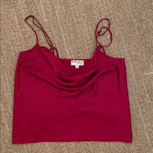 For Love and Lemons silk top